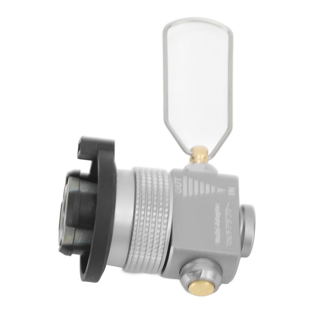 Gas Canister Refill Adapter Vent Valve Kit Shifter Portable Camping Backpacking Stove Fittings