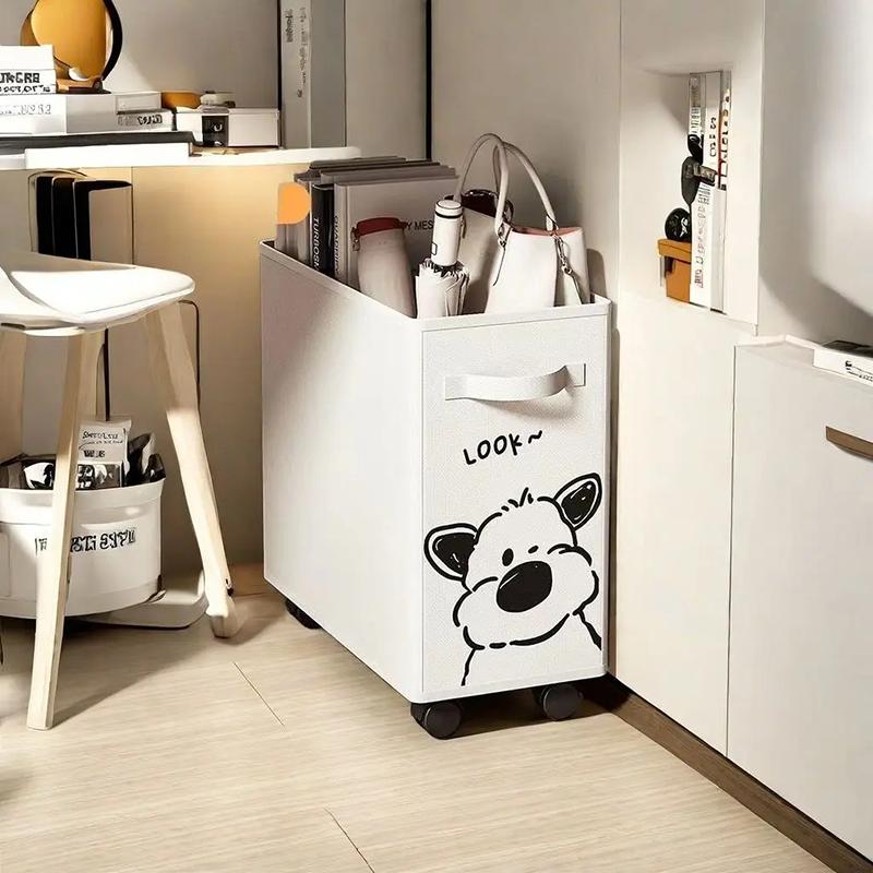 40Cm Folding Laundry Basket Large Capacity Storage Box With Roller For Clothes Fitness Equipment Snack Toy Office Organizer Box