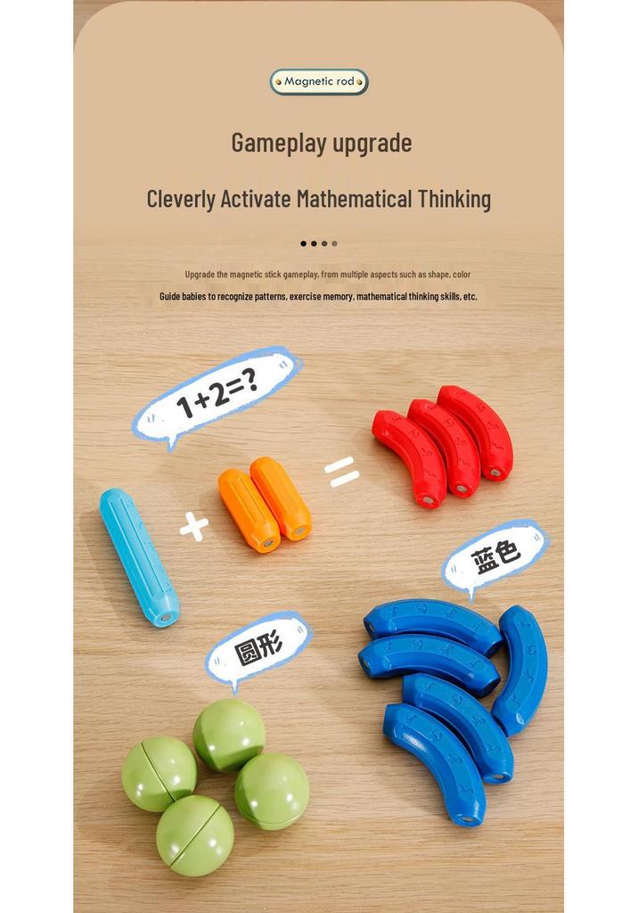 Children's Magnetic Stick Set: Creative DIY Educational Building Blocks