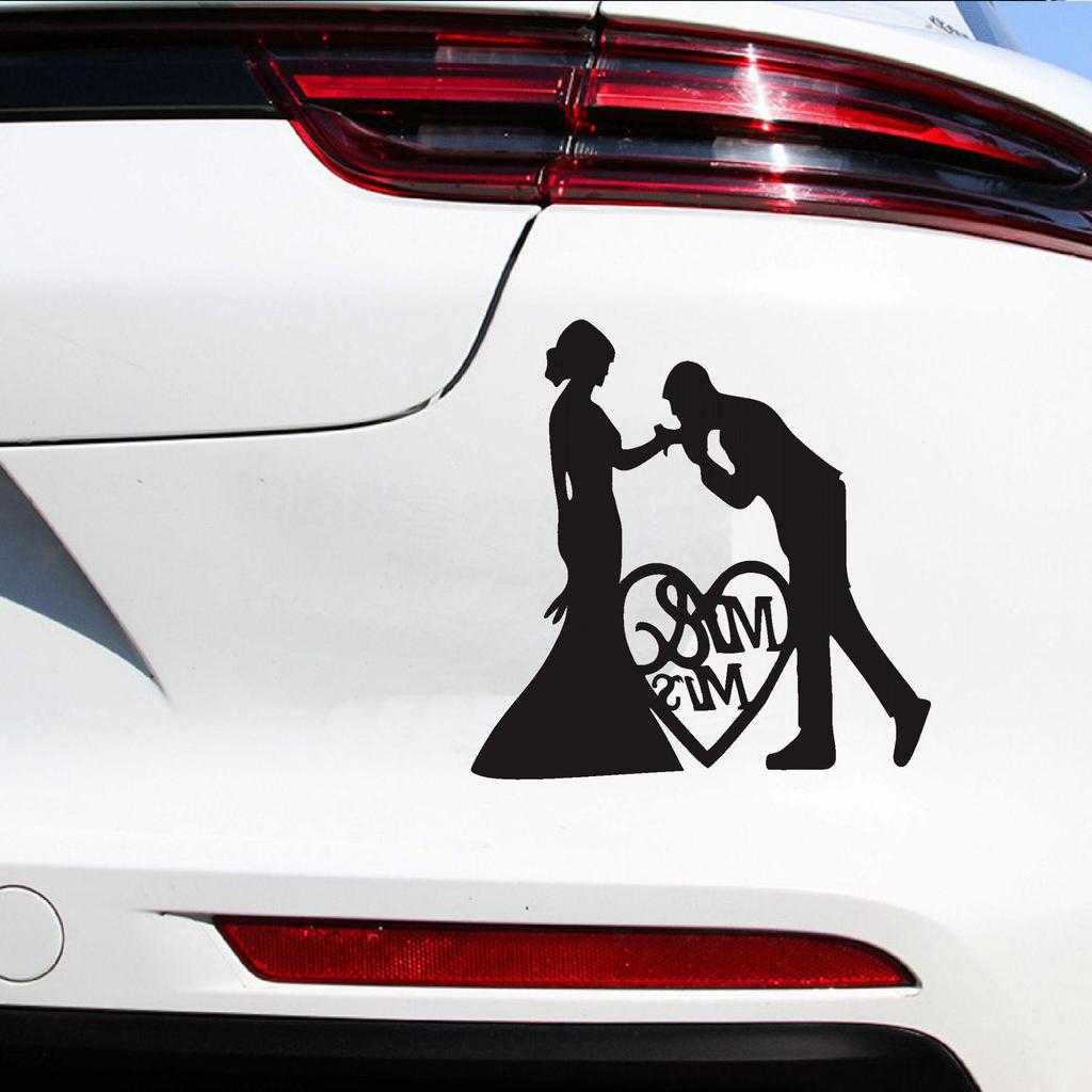C39 Influencer Proposal Car Sticker: Love Personality for Door and Glass