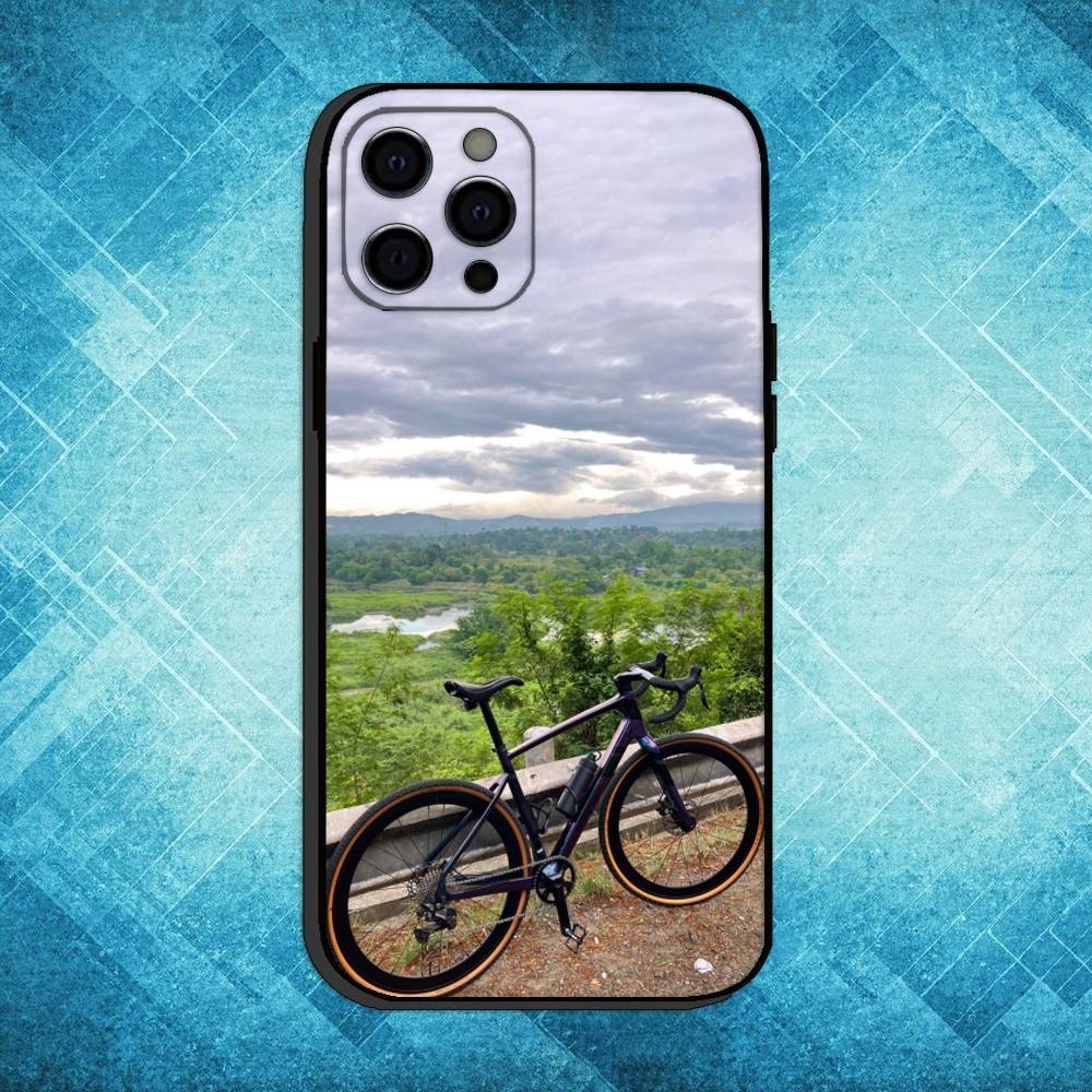 

Fixie Bike Sports Phone Case For iPhone17,16,15,14,13,12,11 Plus,Pro Max Soft Black Cover iPhone17PRO
