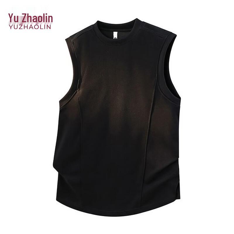 YUZHAOLIN Men s Cool-Feel Breathable Sleeveless T-Shirt L