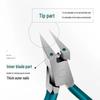 Peacock Blue Stainless Steel Nail Clippers & Cuticle Scissors Set