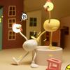 Chicken Night Light Mini Adjusting Table Lamp Portable Reading Light Easy Fixed Octopus Tentacles Desktop Fun Pieces Toy Lamp