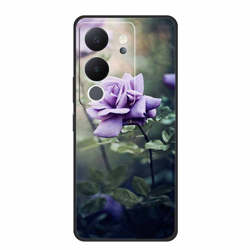 Phone Case For Vivo V30 Lite 5G Back Cover Case Shockproof Black Silicone Soft Funda For Vivo V30 Lite Case V 30 Lite Coque Capa