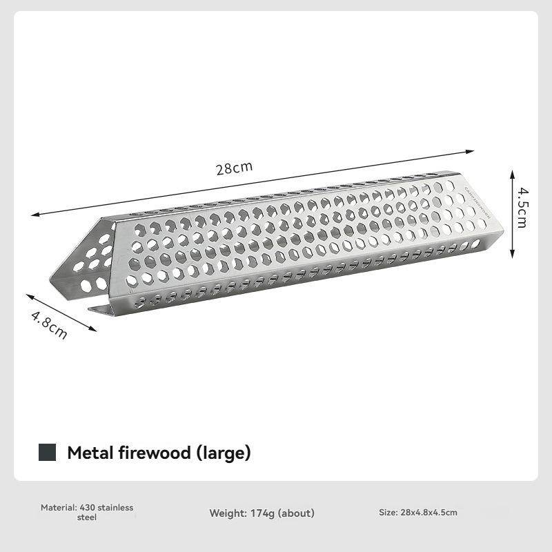 CAMPINGMOON New Arrival A4-CS/A4-CM Air Hole BBQ Accessorriess Camping Gear Reusable Metal Firewood Stainless Steel