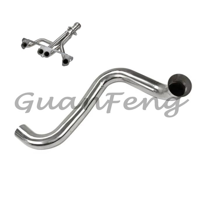 Exhaust Manifold Header Gasket Pipe Kit for 1997 1998 1999 For Jeep Wrangler TJ 2.5L L4 Stainless Exhaust Header with Downpipe