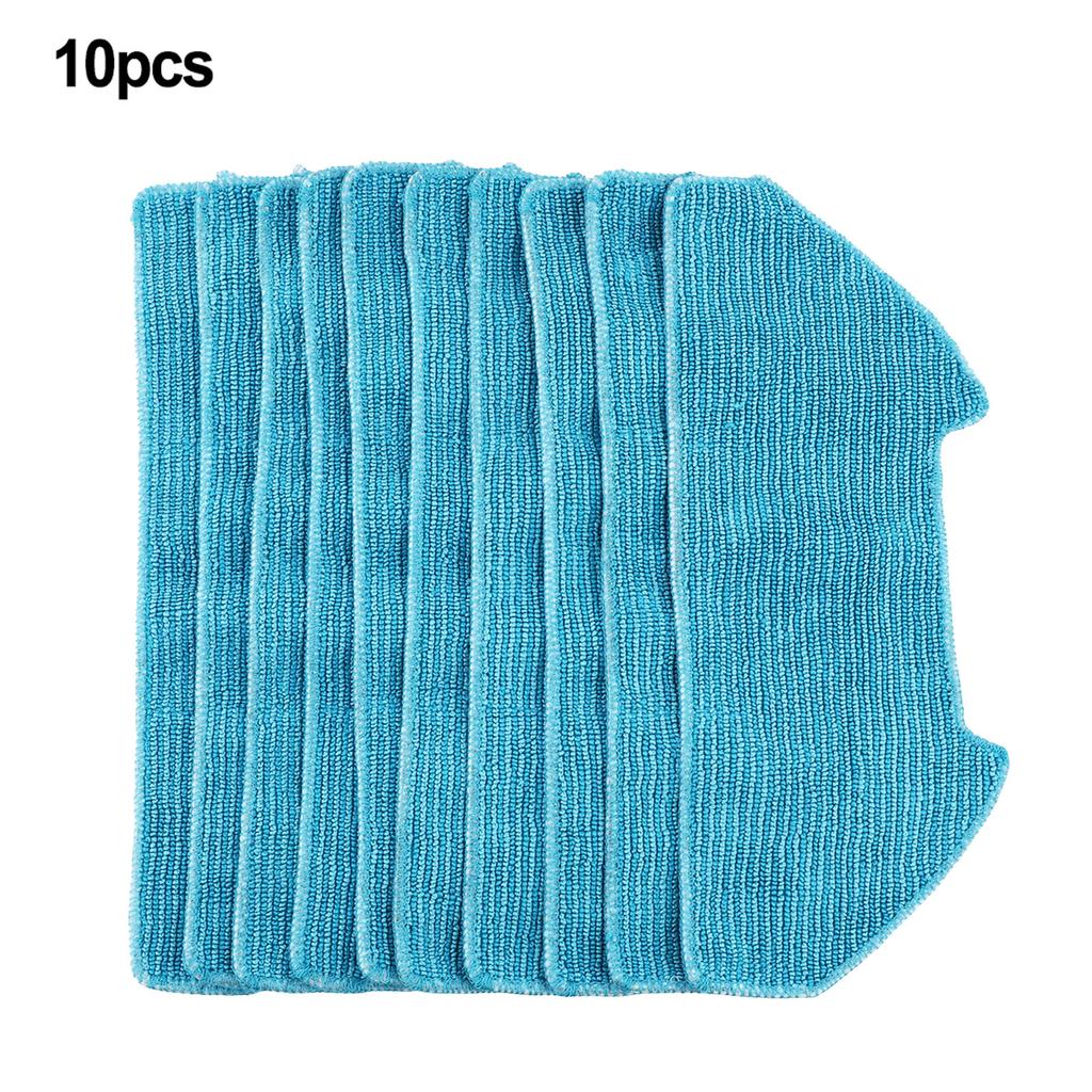 For Redkey R10 Robot Vacuum Cleaner Mop Cloth Spare Parts 4 or 10 Pack Microfiber Cloths for Regular Floor Cleaning and Hygiene