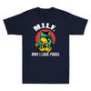 Vintage MILF Unisex I Love Frogs Funny Saying Frog-Amphibian Graphic Unisex's T-Shirt