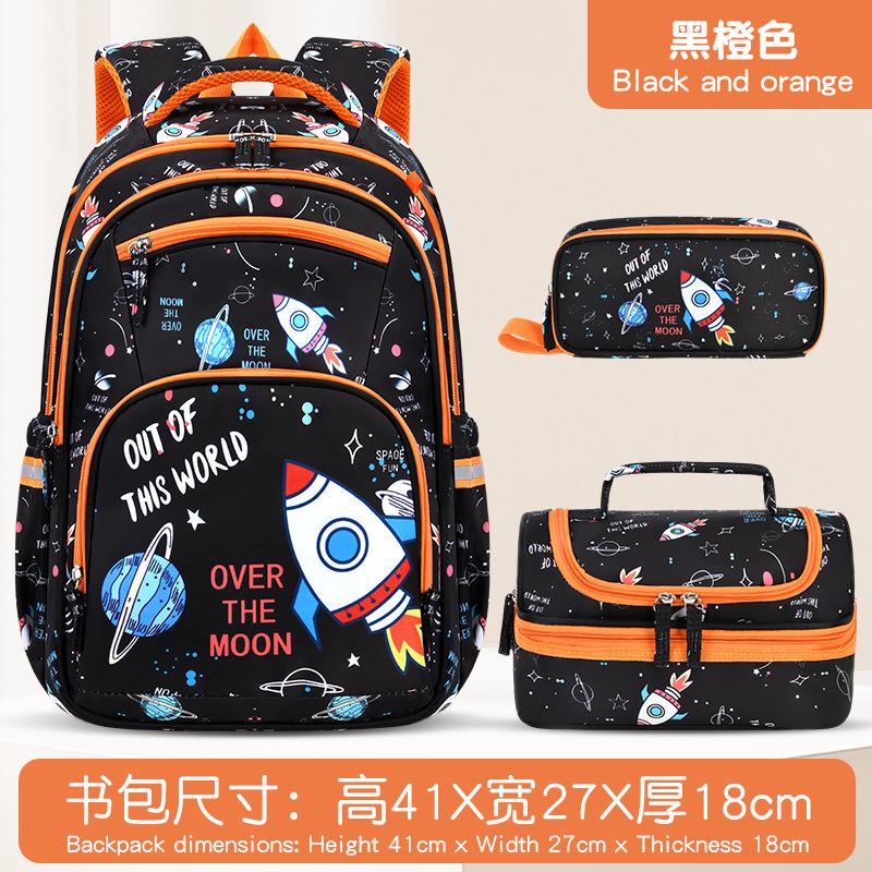 Children School Bags for Boys Girls Kids Schoolbag Primary Book Bag School Backpack Set 3Pcs with Lunch Bag Mochila