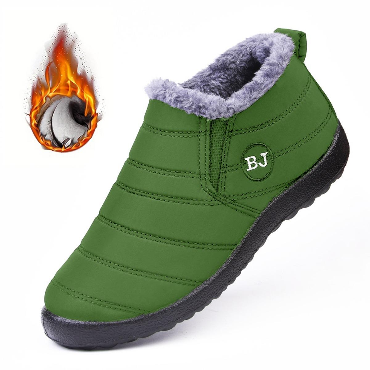 

Большой размер 36-47 Хлопковые ботинки, Водонепроницаемые хлопковые ботинки на мягкой подошве, Зимние ботинки 35