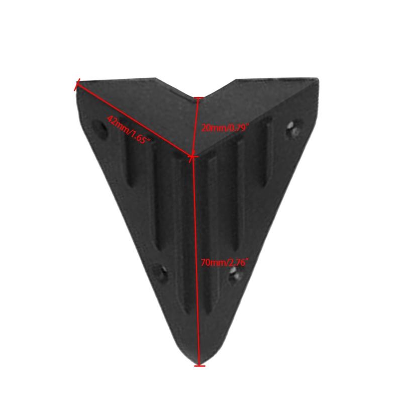 8pcs Universal Speaker Kits Isolation Stand Feet Pads Shockproof Mat High Configuration Pads Plastic Wrap Angle