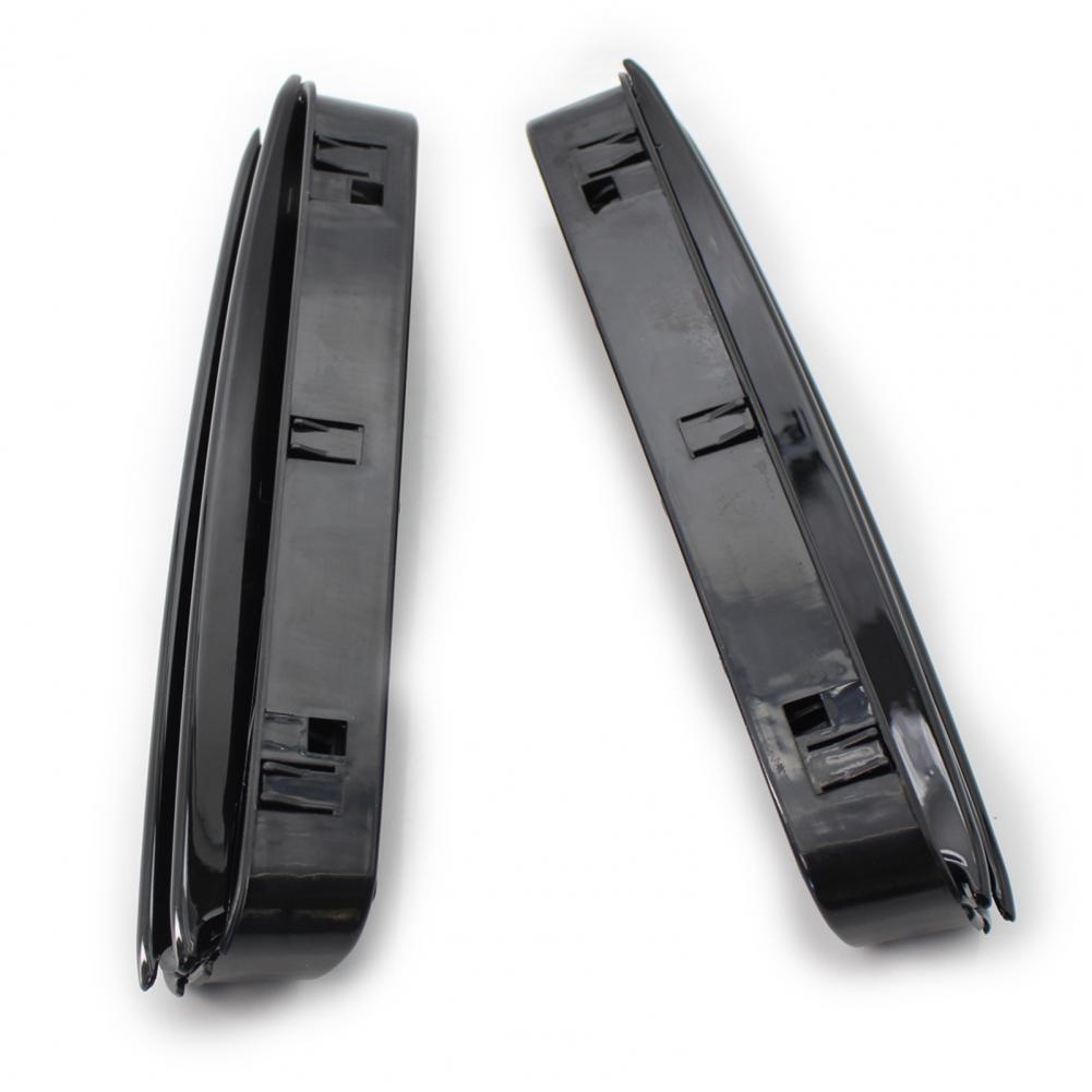 2Pcs Side Fender Air Flow Vent Grill Gloss Black Side Fender Vent Grill Modified Parts for BMW 5 Series M5 E39 E60 E61 1991-2010