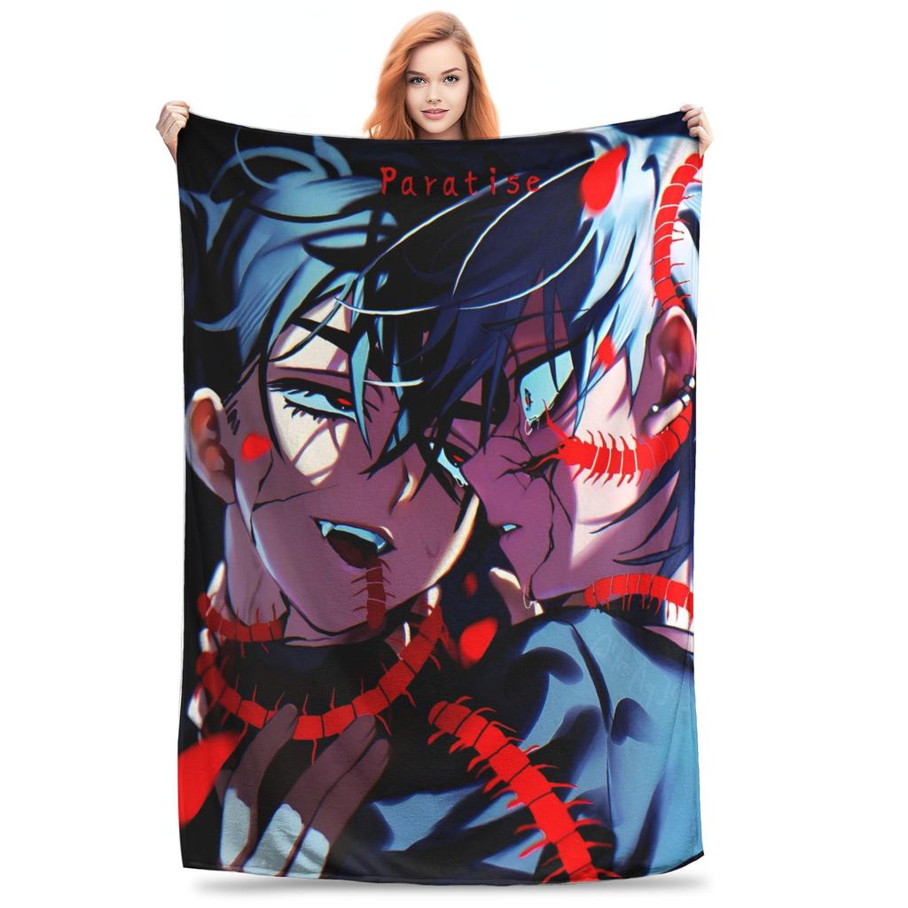Anime Alien Stage Super Soft Blankets  Kids Plush Bedding Throws Aesthetic Home Decor Flannel Bedspread Sofa Bed Cover