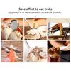 8pcs Eating Crab Tools Stainless Steel Household Lobster Crab Cracker Kit Seafood Tools Set Kitchen Gadgets
