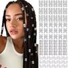 40PCS Alloy Hair Jewelry Cuffs Metal Dreadlock Beads for Braids Multi-Style Hair Rings & Accessories for Women & Girls