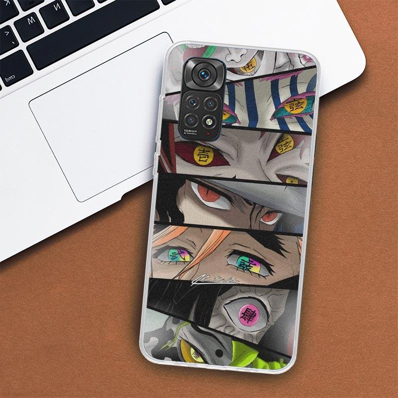 Anime Comic Manga Eyes Phone Case For Xiaomi Redmi Note 13 12 12S 11 11S 10 10S 9 9S 11T 11E Pro Plus 8 8T 7 + Coque Cover