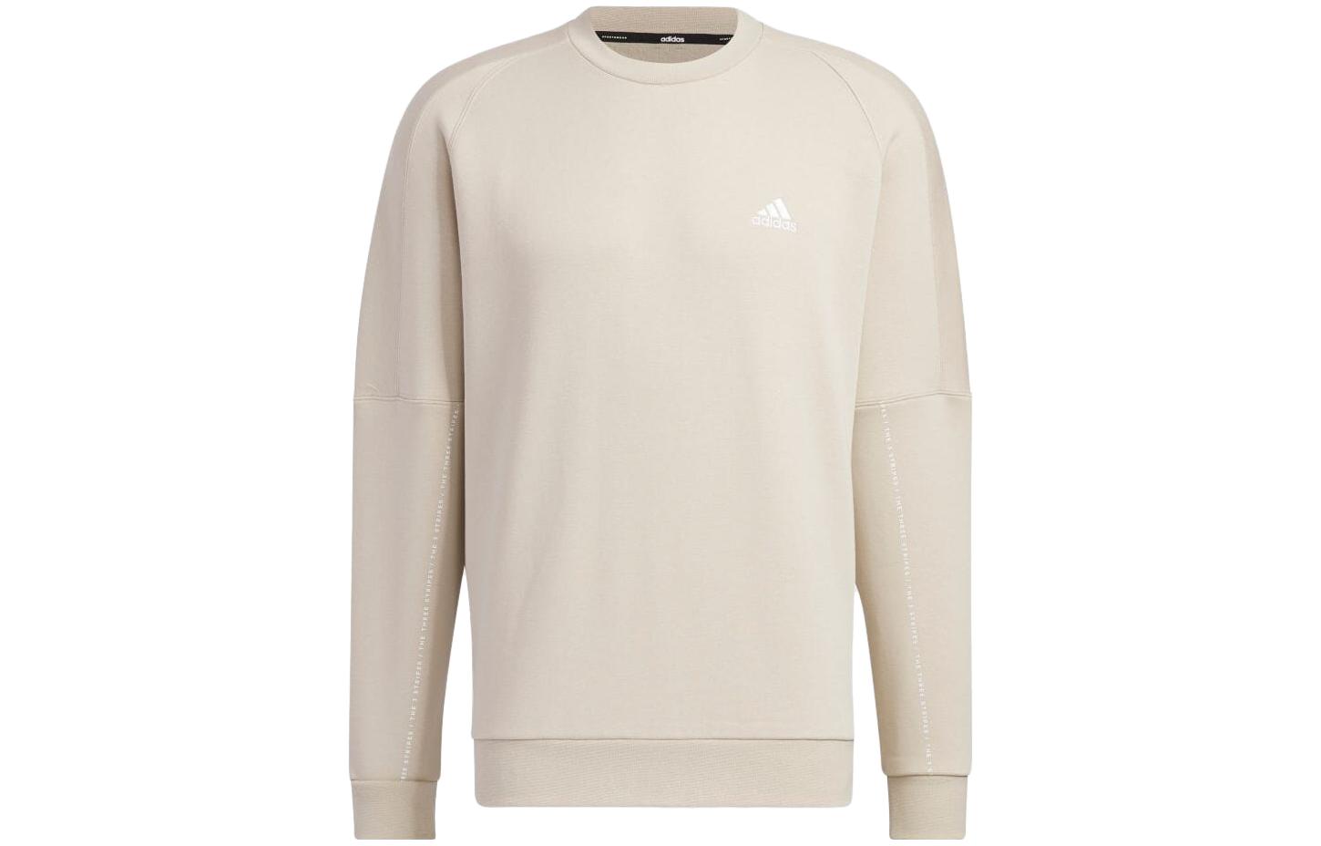 Adidas Sweatshirts Unisex Beige Crew Neck Moderate Other IK7328 XL