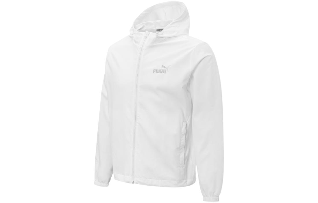 PUMA Jackets Unisex White Hooded Moderate Other 671924-02 XS
