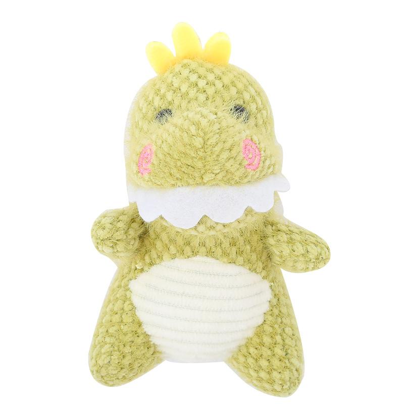 

Korean Delightful Style Mini Plush Dinosaur Keychain Cute Dinosaur Animal Stuffed зелёный