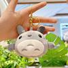 Japanese Style Cute Totoro Plush Keychain - Cartoon Stuffed Doll Pendant Keyring
