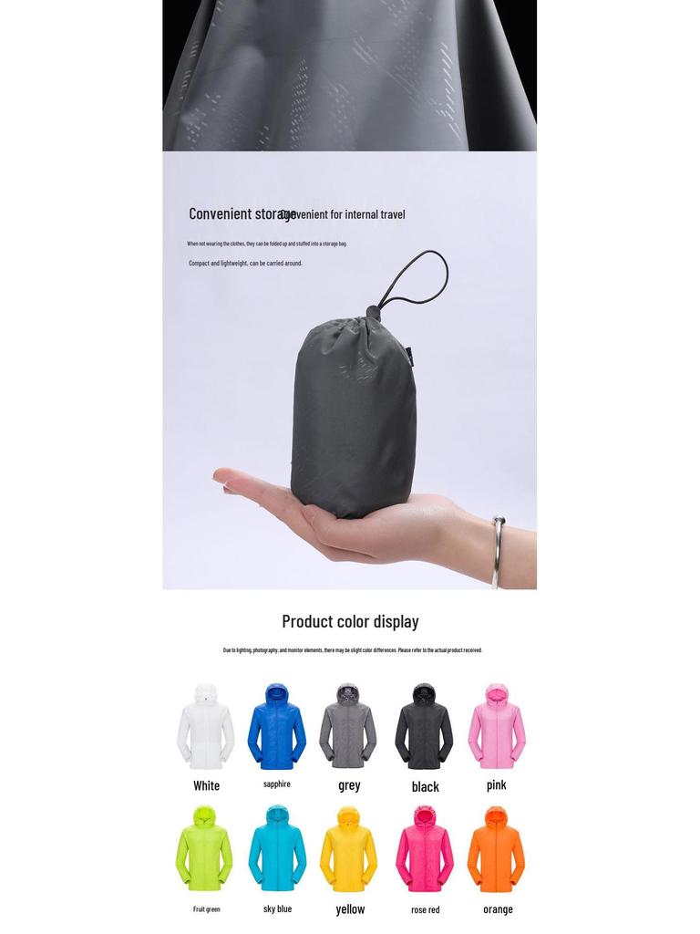 Women's Summer Outdoor Quick-Dry, Breathable Sun Protection Long Jacket with Customizable Logo