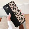 LUPWAY Leopard Print Handyhülle für iPhone 13 12 11 Pro X XR XS Max Weiche stoßfeste Modehülle für iPhone 13 12 Mini 7 8 Plus