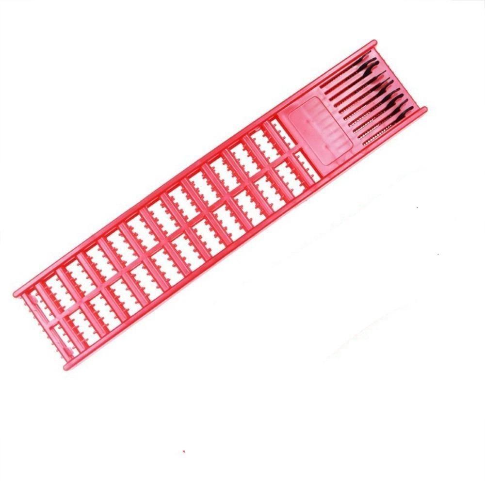 

Organize Fishing Leader Holder Compact Design Leader Tray Saltwater Fishing L червоний