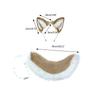 Faux Fur Dog Ear Hair Hoops Night Party Anime Lolita Hairband Fur Headbands Clip Shiba Inu Ear Headband Animal Hair Hoop