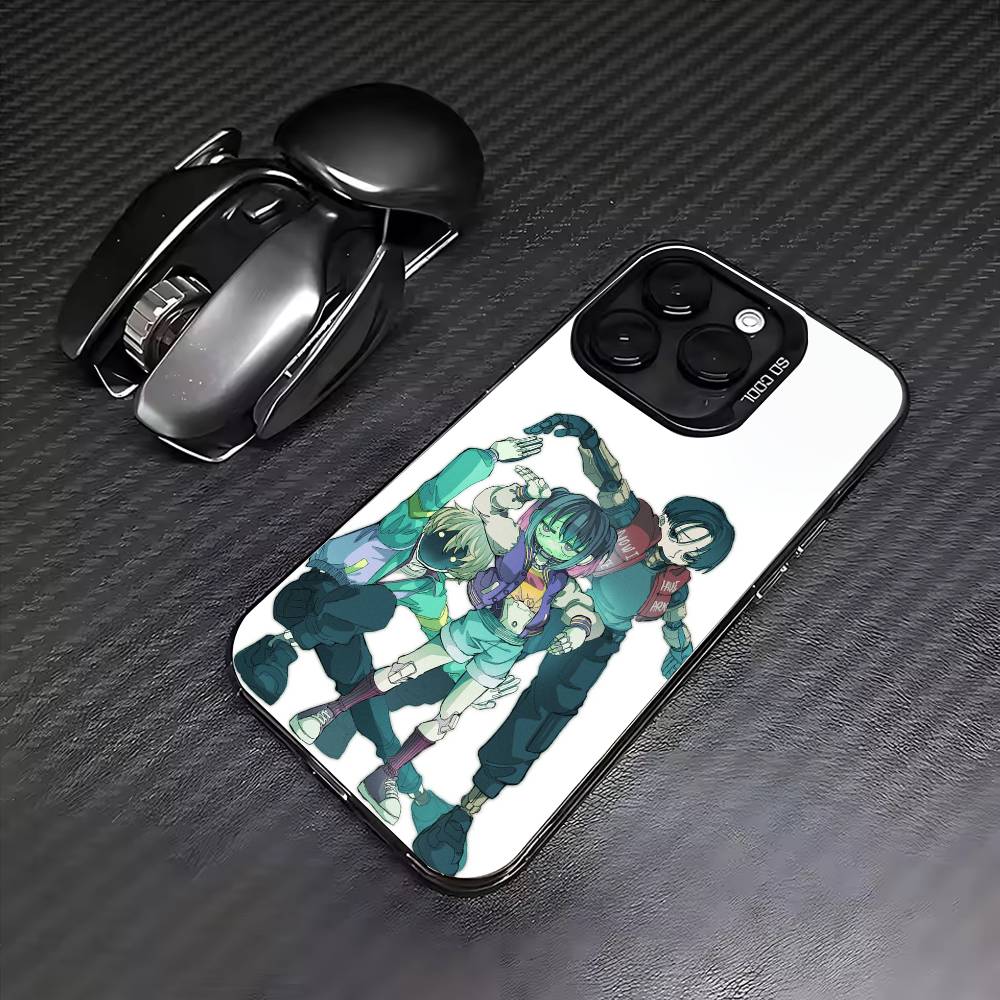 Anime M-Milky S-Subway  Phone Case For iPhone17,16,15,14,13,12,11 Plus,Pro Max Colored Silver Plated Inside Cover