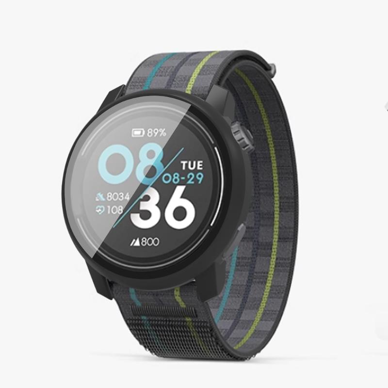 Tempered Glass Film+Case Screen Protector Full Coverage Cover Hard PC Anti-scratch Shells Watch Housing For Coros Pace 3