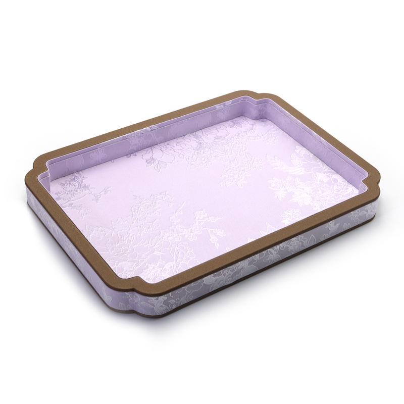 Palace Style Jewelry Display Tray with Agate or Jade Beads for Accessory Storage and Antique Viewing