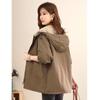 Thickened Loose-fit Hooded Cotton Coat with Fleece Lining for Women's Winter Casual
