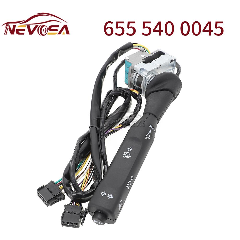 NEVOSA For Mercedes Benz SK/MK/NG-Series 4.61409 24V 1987-1996 6555400045 Steering Column Switch Combiantion Switches 6555400045