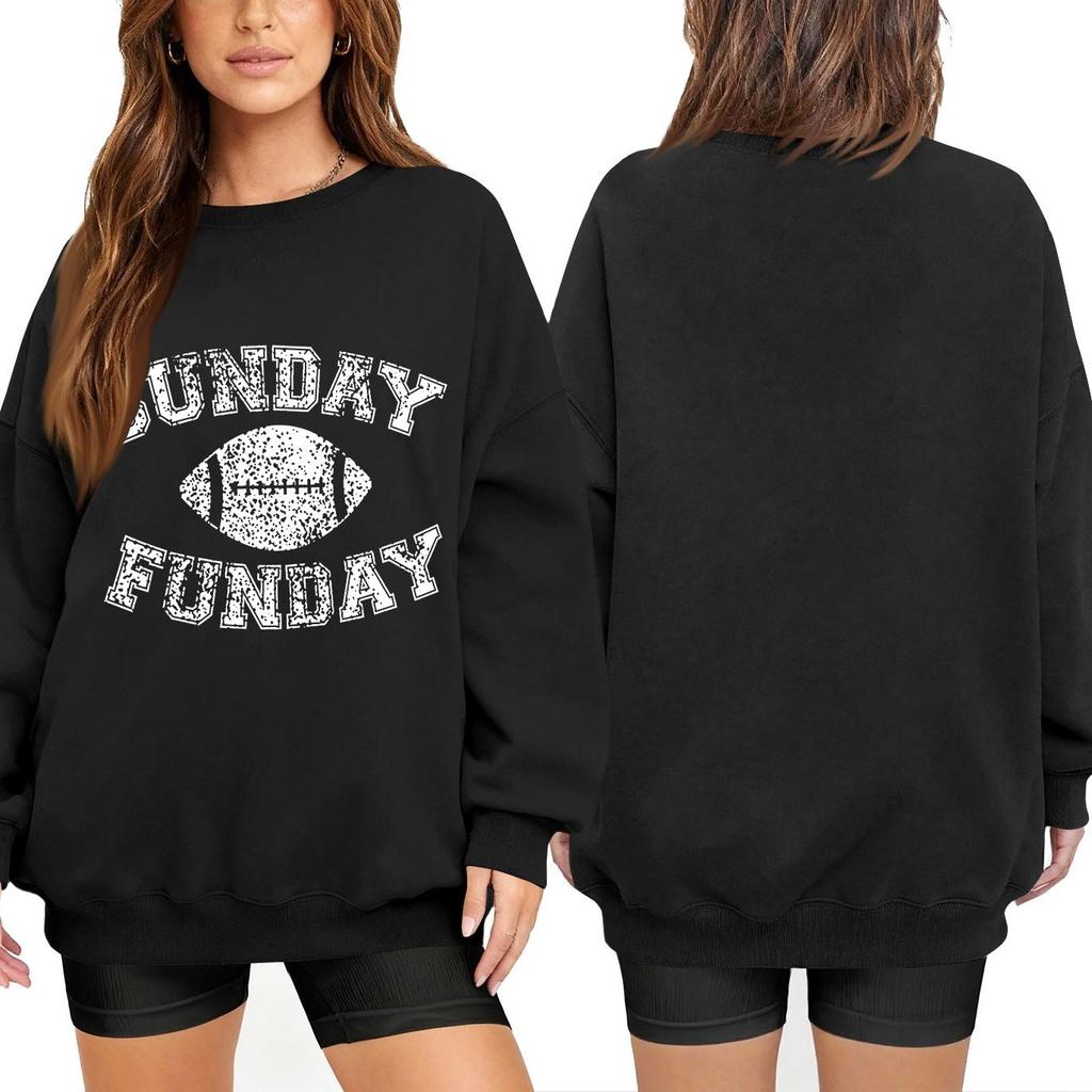 Unisex Lightweight Long Sleeve Neck Pullover Sweatshirt with Graphic Print for Men and Women