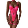 European and American Women’s Summer Sexy Shapewear Bodysuit, Outerwear-Style Underwire Push-Up Seductive Lingerie