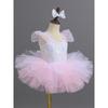 Children's Tutu Dress Performance Costume Kindergarten Ballet Dance Princess Sequin Tulle Skirt for Girls