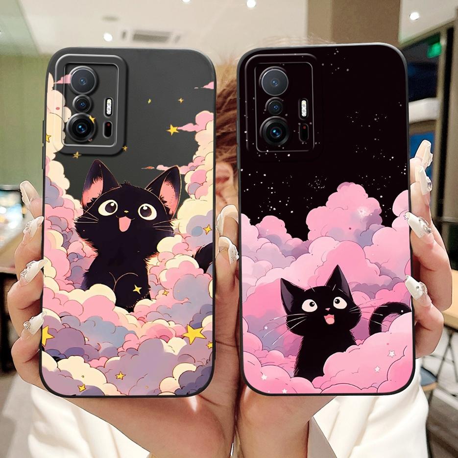 For Xiaomi 11T Pro Case Mi11T Cute Candy Painted Cover Shockproof Soft Silicone Phone Case For Xiaomi Mi 11T Pro 11TPro 5G Shell