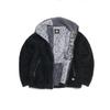 Fm91.02 Teddy Bear & Paisley Reversible Jacket Black