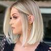 Peruci WHIMSICAL W Păr Sintetic Mix Culoare Blonduiri Păr Ondulat Bob Femei Cărare pe Mijloc Peruci Cosplay Fibră Rezistentă la Căldură pentru Femei