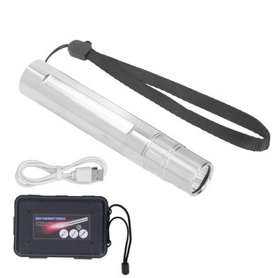 Lanternă pentru terapie cu lumină infraroșie 630nm 660nm 850nm LED din oțel inoxidabil Lumină cu infraroșu cu sling