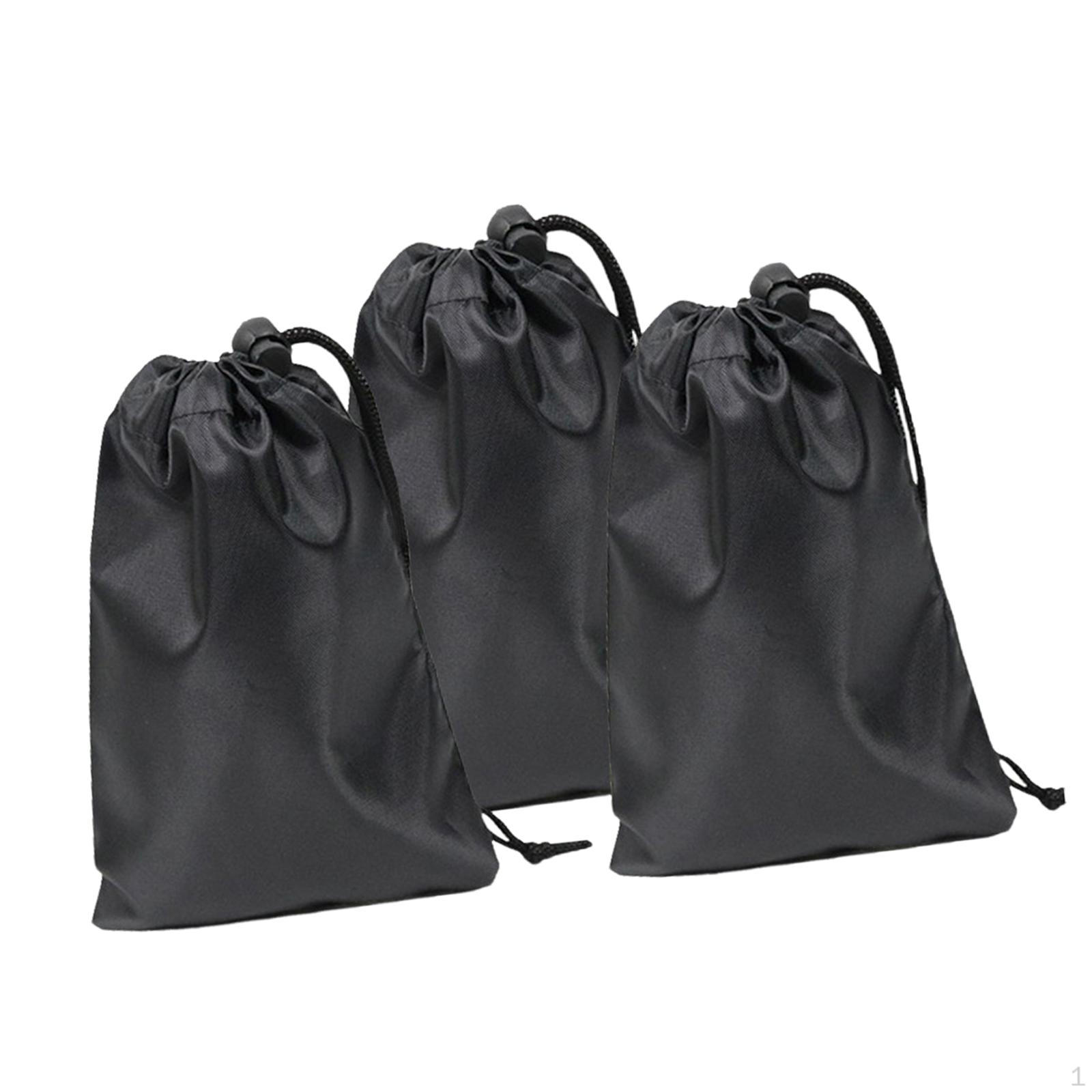 3 Piece Shoe Bag, Drawstring Pouch, Portable Versatile Drying Bags, Dust 20cm length