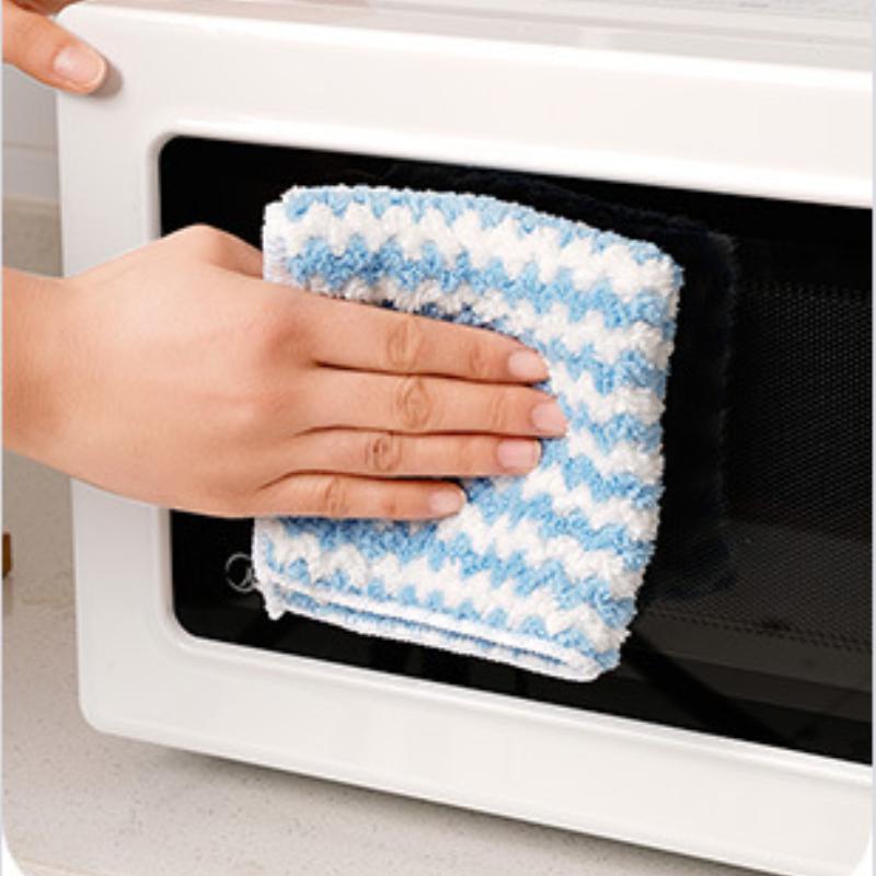 Ultra Soft Ultra-fine Fiber Dishcloth High Water Absorption and Machine Washable Towels Multi-purpose Kitchen Cleaning Products