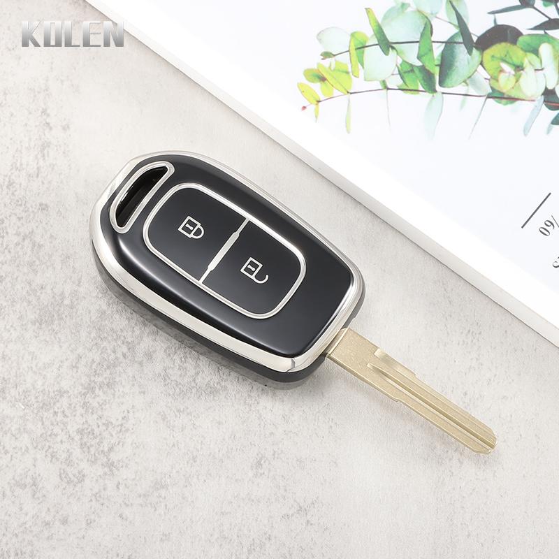 

Tpu Car Remote Key Case Cover Shell Fob For Renault Kwid Traffic Symbol Dacia Sandero Logan Duster Protector Keyless Accessories