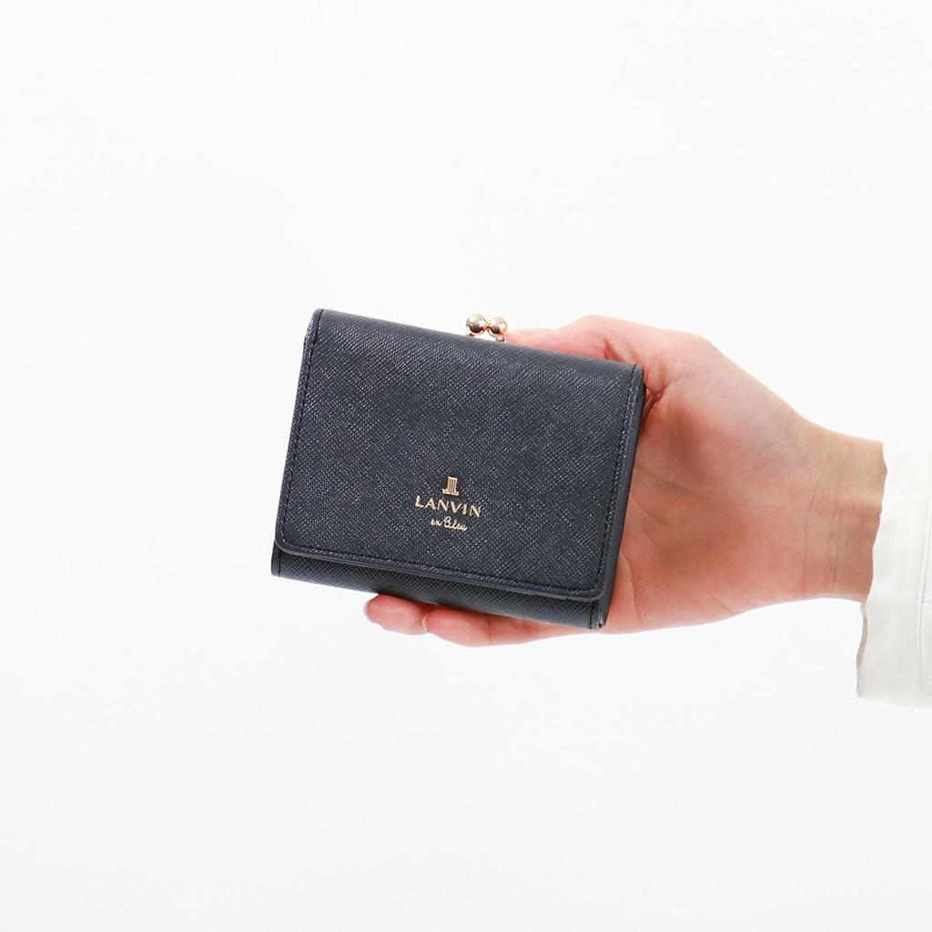 Lanvin En Bleu Luxembourg Clasp Bifold Old Rose Wallet, Women's,