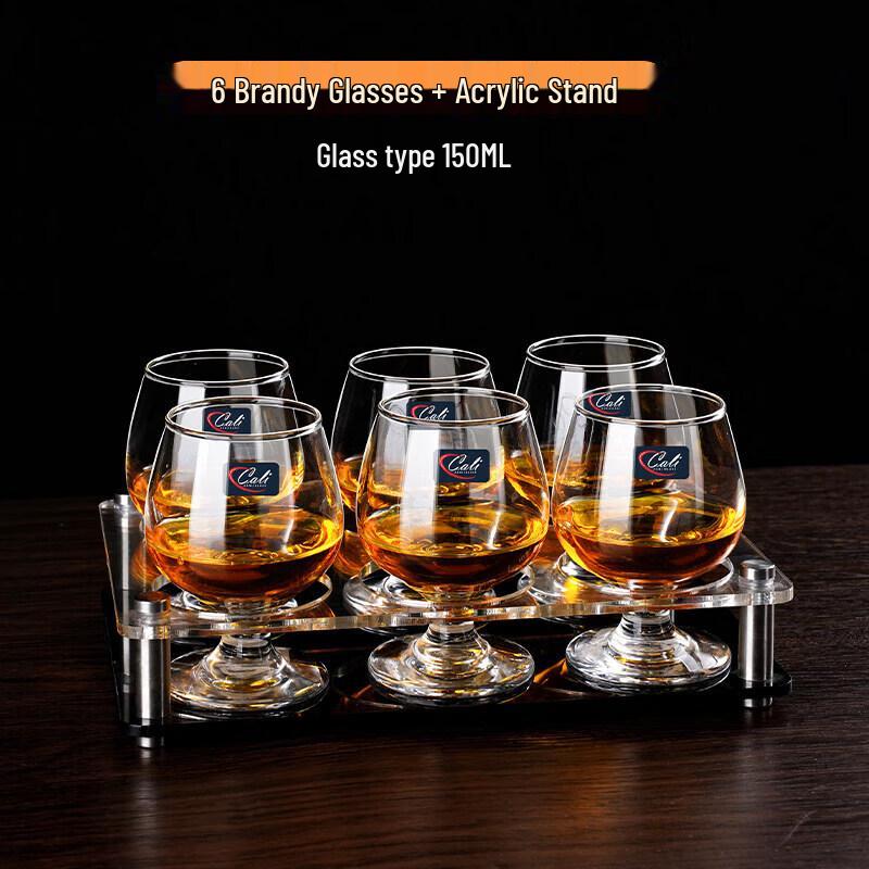 Crystal Glass Brandy & Whiskey Glass Set