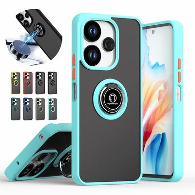 Hard PC Shockproof Funda For Xiaomi Redmi 13C 13 4G 5G Case Ring Kickstand Car Magnetic Phone Cover for Redmi13 13 C Armor Matte
