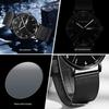 Men's Waterproof Ultra-Thin Quartz Watch - Automatic Mechanical, Trendy for Junior High Students