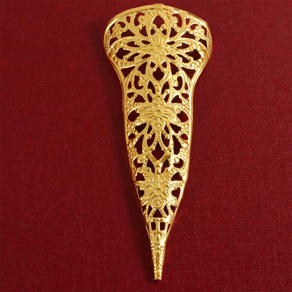 Chinese Ancient Costume Belly Dance Accessories Nail Rings Set Knuckle Rings Finger Tip Protection