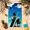 Final Fantasy (1) Thema Strandtuch Sandabweisend Weich Und Bequem Geeignet Für Den Pool Camping Yoga Und Tauchen Ein Reise